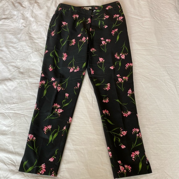 Floral Patterned Ankle Length Slacks - Picture 1 of 1